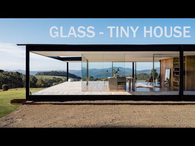 All Glass Tiny House. WOW you can see everything!