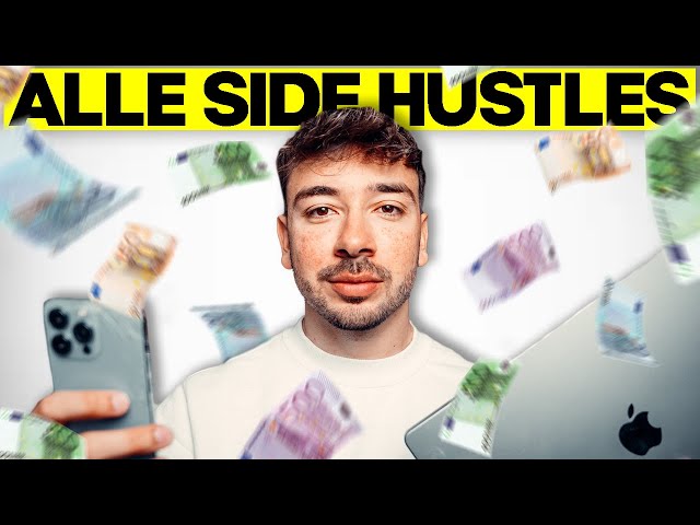 Ich habe ALLE Side Hustles getestet. Diese lohnen sich | Online Geld verdienen Selbstexperiment
