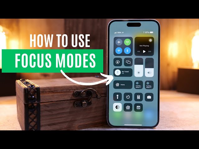 iPhone Tips for Seniors: How to Use Focus Modes