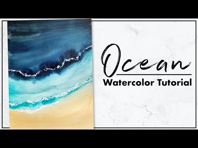 Watercolor Tutorial | Painting an Ocean Landscape