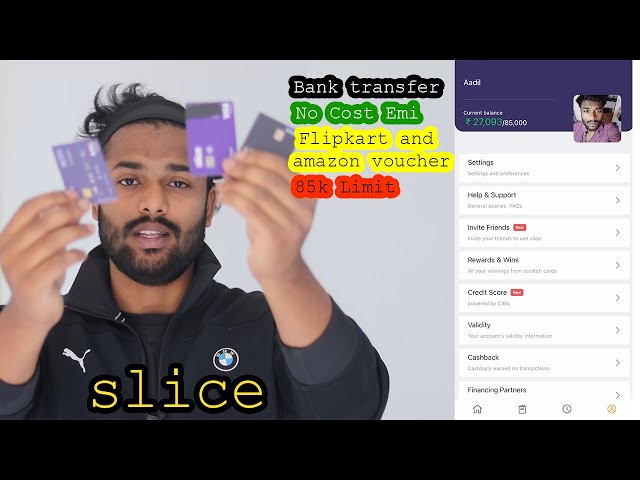 Slice Credit Card - How to apply - Documents - Limit - 85000 - Credit Increase - Gift Card - Emi