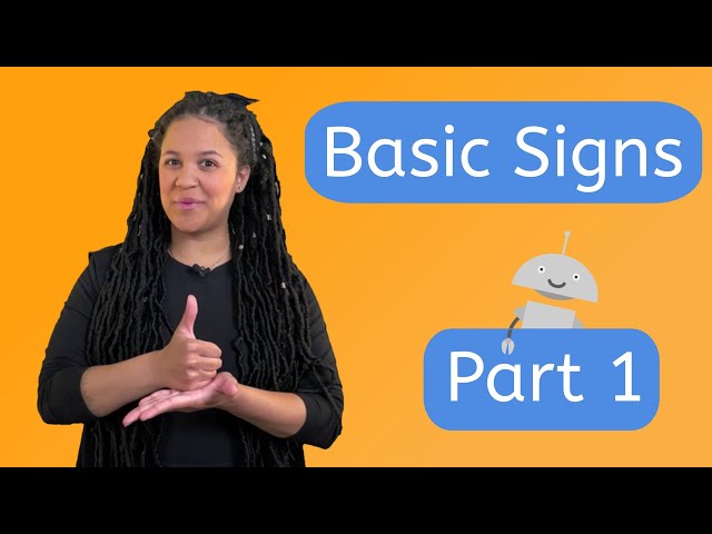 Basic Signs: Part 1 - American Sign Language for Kids!