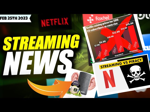 🔴AMAZON WANTS 3RD PARTY STREAMING ACCESS / PLUTO PIRACY /  NETFLIX DROPPING PRICE !(STREAMING NEWS)