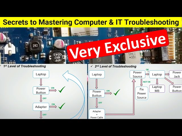 Secrets to Mastering Computer & IT Troubleshooting - Laptop motherboard repair