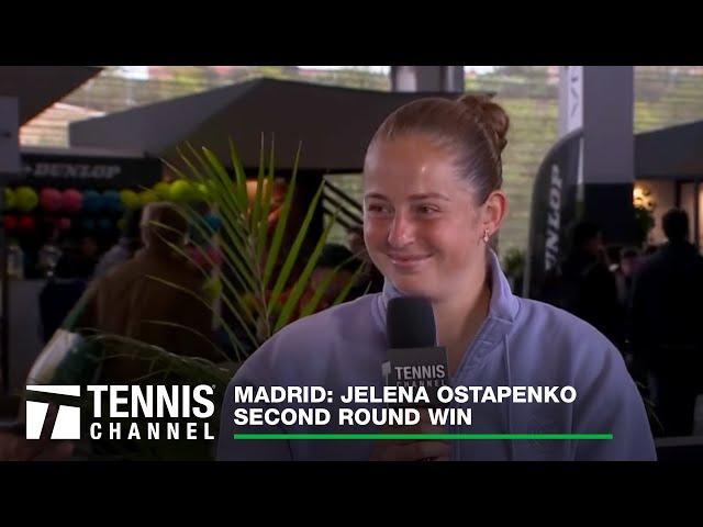 Jelena Ostapenko Talks About Her Fashion And Becoming A Lil Wayne Fan | Madrid Second Round