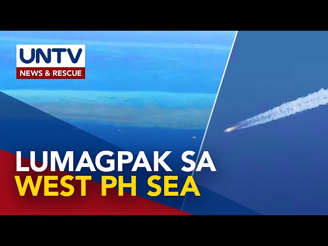 Debris ng rocket mula sa China, maaaring bumagsak sa Patag Island at Rozul Reef sa WPS – PhilSA