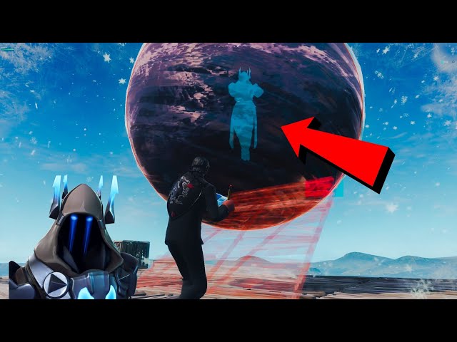 How to see the ICE KING inside the ICE SPHERE (Ice ball event) Fortnite Ice Sphere Event