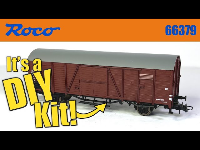 A Roco model railway wagon that comes in kit form! Easy do it yourself railway modelling.