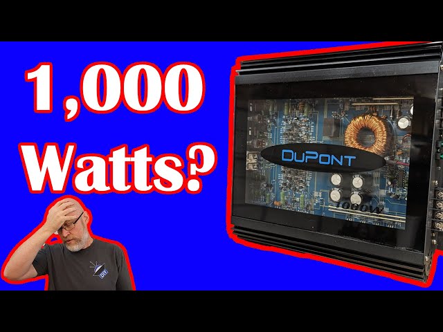 1000 Watts for under $50?  The amp dyno does not lie!  DP Audio Video ZR1000.2