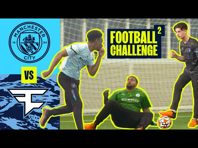 FAZE vs MAN CITY!  | Football challenge! ⚽️