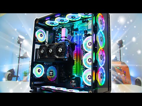 Ultimate RTX 3090 Custom Water Cooled Gaming PC Build + Benchmarks