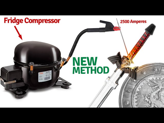 I Turn Fridge Compressor Into a Powerful Welding Machine - Method 1