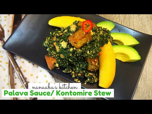 ✔How to Cook the Best Palava Sauce/ Kontomire Stew (vegan and vegetarian recipe)