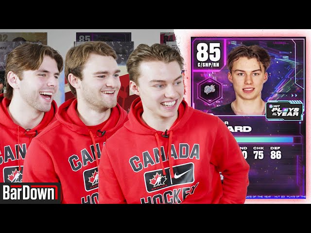 WORLD JUNIORS PLAYERS BUILD THEIR ULTIMATE HUT TEAM IN NHL 23
