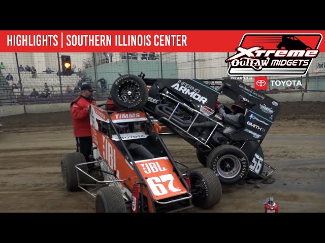 Xtreme Outlaw Midget Series | Southern Illinois Center | March 15th | HIGHLIGHTS