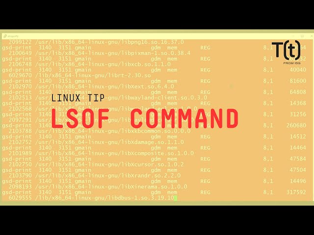 How to use the lsof command: 2-Minute Linux Tips