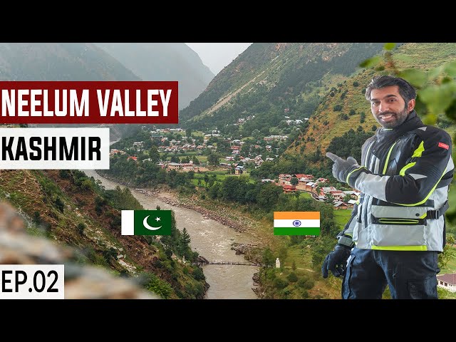 Riding along the River on India Pakistan LOC S2. EP02|Neelum Valley Kashmir|Pakistan Motorcycle Tour
