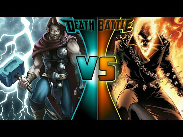 Thor Vs Ghost Rider( Comic versions) in Hindi / VS battles in Hindi / Komician