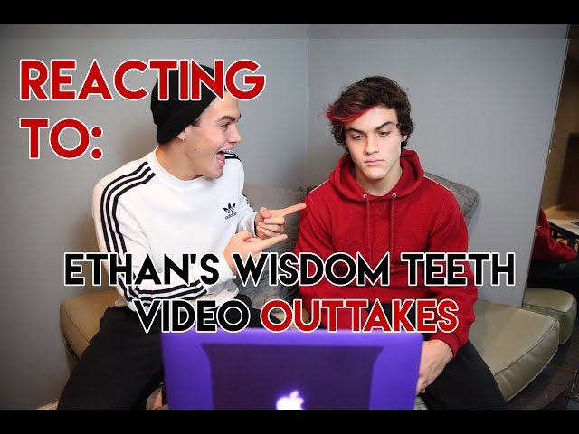 Reacting To 'Ethan Gets His Wisdom Teeth Removed' !!