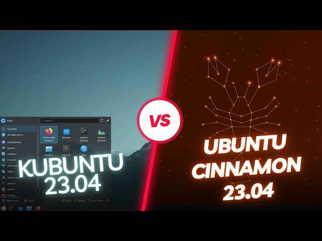 Kubuntu 23.04 VS Ubuntu Cinnamon 23.04 (RAM Consumption)