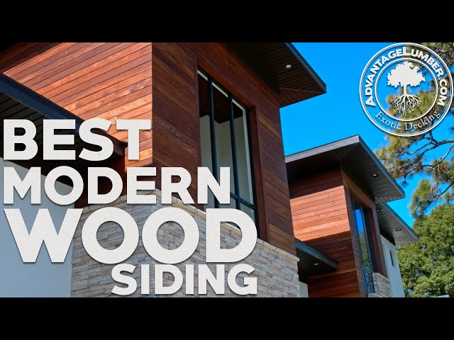 Best Modern Wood Siding