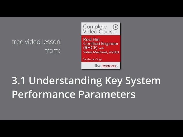 Understanding Key System Performance Parameters  - RHCE System Performance Reporting lesson 3.1