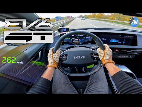 KIA EV6 GT (585hp) | 0-262 km/h acceleration🏁 | Automann in 4K