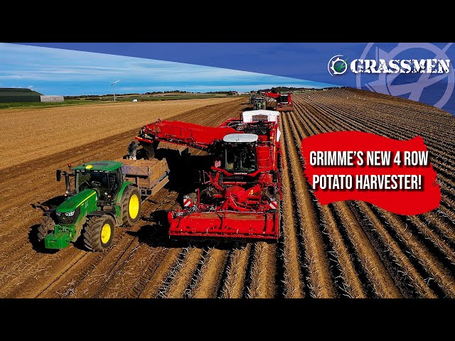 Grimme's BRAND NEW 4 row potato harvester!