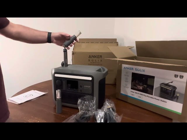Unboxing the brand new Anker Solix C800 plus powerhouse