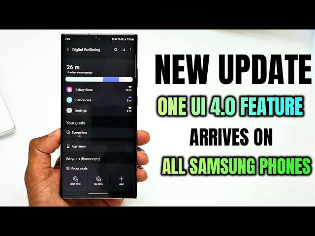 New Update - ONE UI 4.0 Feature arrives on ONE UI 3.1 - All Samsung phones !
