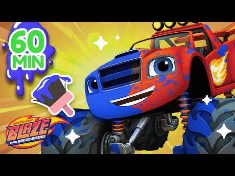 BEST of Blaze Makeover Machines! | 60 Minute Compilation | Blaze and the Monster Machines