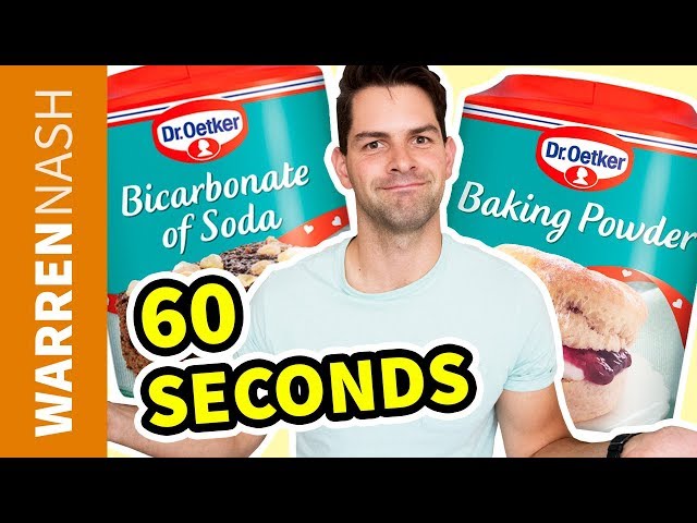 Difference between Baking Soda and Baking Powder in 60 seconds - Warren Nash