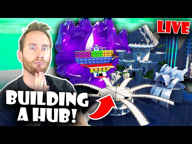 Building a Hub in Fortnite Creative Part 3!