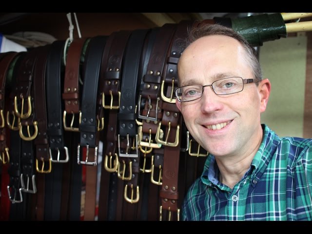 Leather Craft - Making High Quality Handmade Belts by Bucklehurst Leather