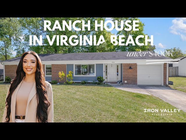 Ranch house in Virginia Beach Virginia under $400,000