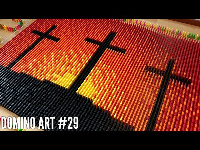 Happy Easter! - 5,000 Dominoes | Domino Art #29