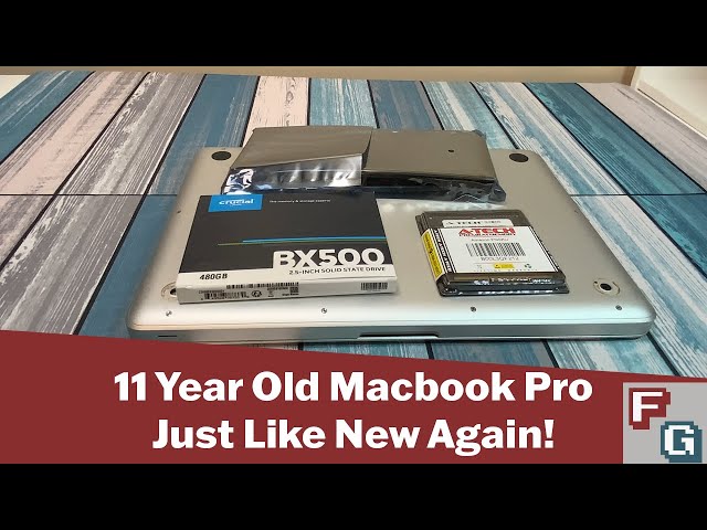 Upgrading a 2011 Macbook Pro - Like New Again! (SSD, RAM, Battery)