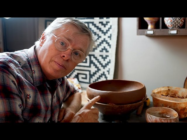 Smoothing The Bottom of a Big Bowl - Ancient Potters Club Supplemental
