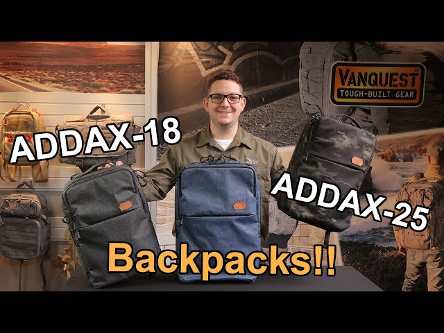 VANQUEST: The Addax Backpacks!