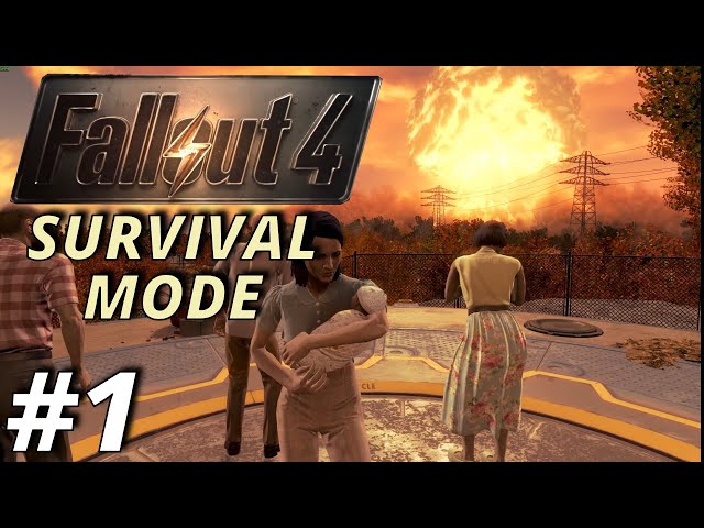 Fallout 4 Survival Playthrough | Ep. 1 | Getting Started in the Wasteland