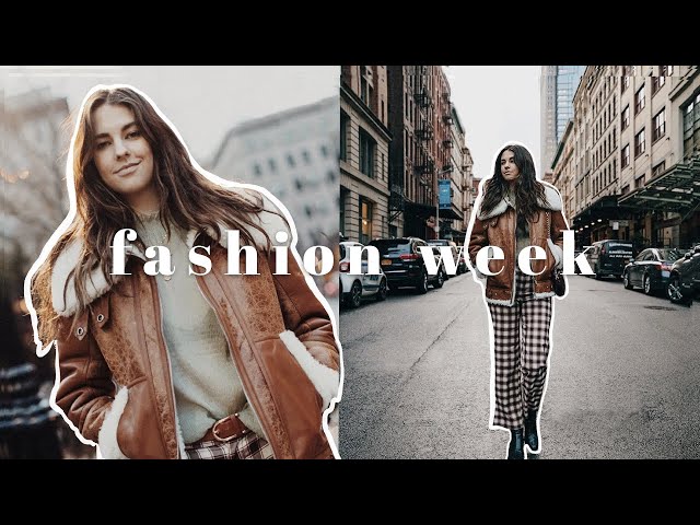 come with me to new york fashion week | vlog