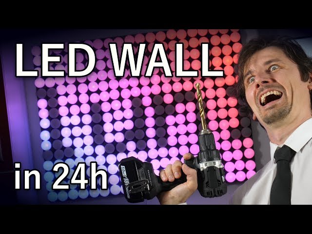DIY LED Video Wall made in 24 hours