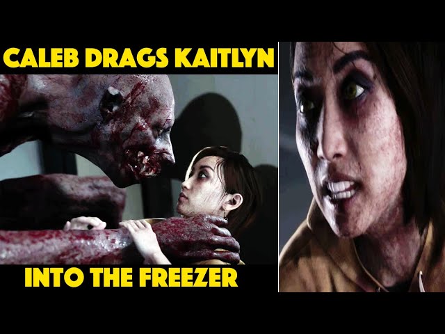 Dylan CAN survive in the kitchen, Kaitlyn dragged into the Freezer by Caleb - THE QUARRY
