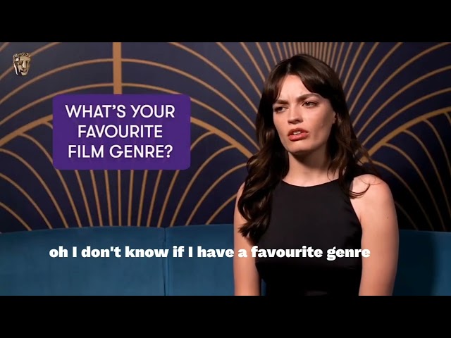 What's Your Favourite Film Genre | Emma Mackey | Emily Actor ♥️