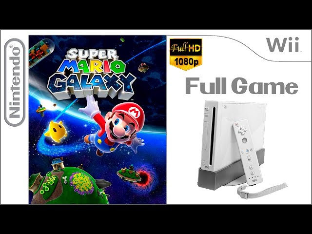 Super Mario Galaxy - Full Game Walkthrough / Longplay (Full HD, 60fps)
