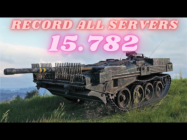 Absolute RECORD ALL servers  15.782 damage on Strv 103B World of Tanks World Record