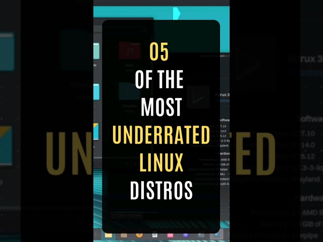 5 of the most underrated Linux distros  #underrated #linux