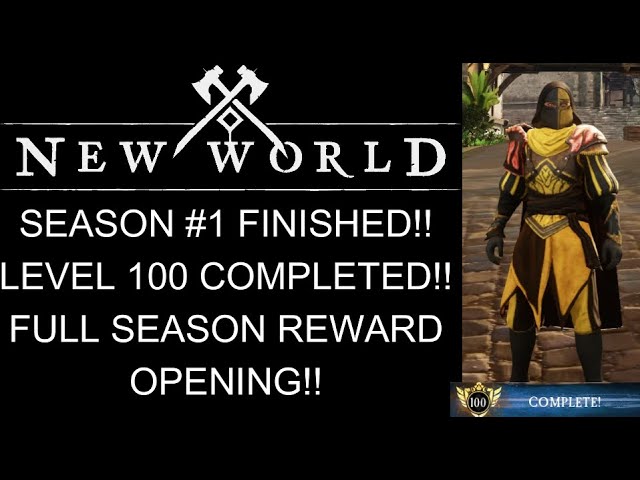 New World SEASON 1 - FELLOWSHIP & FIRE PTR, Full Season Complete!! Full Reward Track Crate Opening!!