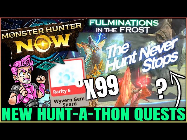 Monster Hunter Now - New INFINITE Materials Hunt-a-thon Mode - 4 New Monsters & Expansion Breakdown!