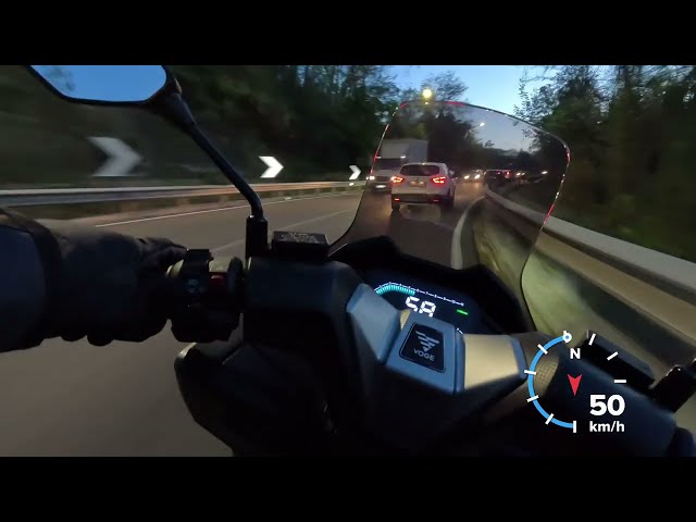 Speedometer to GPS speeds on the Voge SR1 125 (video 1)